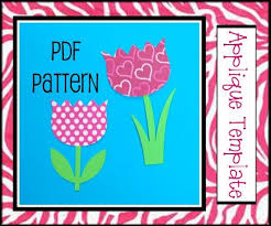 Résultat de recherche d'images pour "tulip applique patterns"
