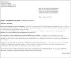 Lettre de candidature - Exemple de lettre gratuit - Droit-Finances