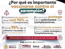 Gobierno estatal llama a reforzar la prevención y vacunación contra el sarampión
