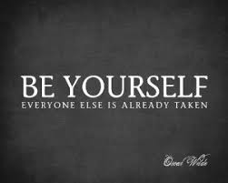 Amazon.com: Be Yourself - Everyone Else Is Already Taken, premium ... via Relatably.com