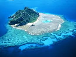 Turtle island in Fiji