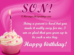 Birthday Wishes for Son Messages, Greetings and Wishes - Messages ... via Relatably.com