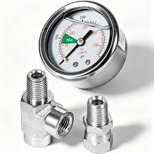 Amazon.com: HEA Airless Spray Pressure Gauge Kit 0-4000 PSI ...