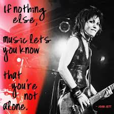 Not Alone Quote Joan Jett | Words | Pinterest | Joan Jett, Alone ... via Relatably.com