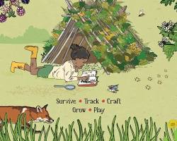 Image of child reading an outdoor adventure magazine.