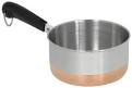 Copper bottomed saucepans