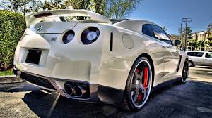 White cars vehicles nissan gtr specv