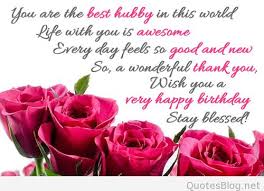 Happy Birthday Quotes For Husband On Facebook - Facebook Quotes ... via Relatably.com