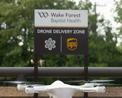 Image of UPS delivery drones