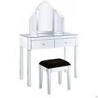 Dressing table stool and mirror