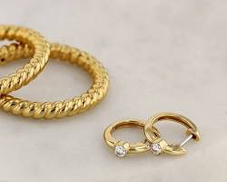 pair of earrings that are the right size and style