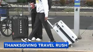 Holiday travel rush gets underway in Philadelphia as people hit the roads, rails and air