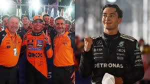 Russell wins in Singapore as McLaren take Teams’ title