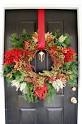 How to hang wreath on front door