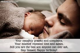 Birthday Wishes For Son via Relatably.com