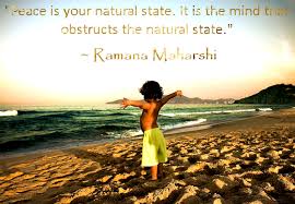 Selfless Being: Peace Quote ~ Ramana Maharshi via Relatably.com