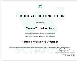 Web Development Certification course