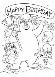 Image result for coloring book snowmen