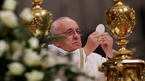 Risultati immagini per Photo of Pope Francis offering Mass