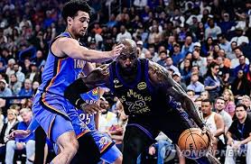 오클라호마시티 대 la 레이커스 아이콘