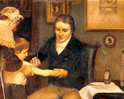 Image of smallpox vaccine scientific