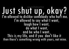 My life is mine and I can do what I damn well please without ever ... via Relatably.com