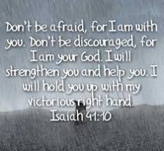 Image result for don't be afraid god is with you