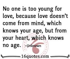 No one is too young for love via Relatably.com