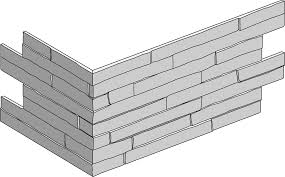 L-element, other stones effect, grey 16x24 (Italy). Reviews ...