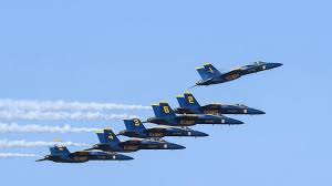 Navy's Blue Angels roar into Republic for Jones Beach air show