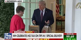 DoorDasher who delivered to Trump at White House details impact of ‘No Tax on Tips’