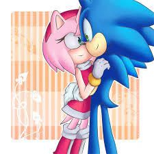 Resultado de imagen para imagenes de amy rose y sonic abrazados