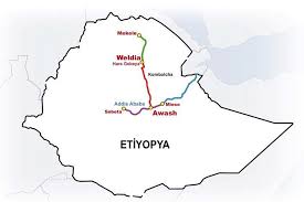 Image result for ethiopian railways map