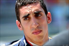 The pained expression of Toro Rosso&#39;s Sebastien Buemi betrays his performance in qualifying - the only rookie driver of 2009 will start Sunday&#39;s race right ... - _45877271_buemipain