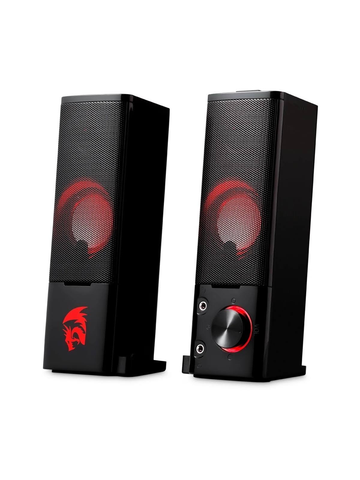 Redragon GS550 Orpheus PC Gaming Speakers 2.0 Channel Stereo Desktop Computer Sound Bar with Compact Maneuverable