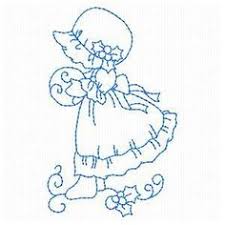 Résultat de recherche d'images pour "Redwork embroidery girls dress up"