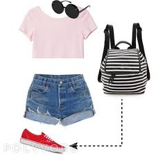 Resultado de imagem para looks para ir para escola