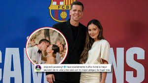 La declaración de amor de Szczesny a su mujer tras 9 años casados: “Gracias por hacer mi vida mejor cada día”