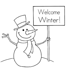 Image result for coloring book snowmen