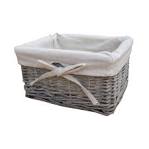 Images for small lined wicker baskets