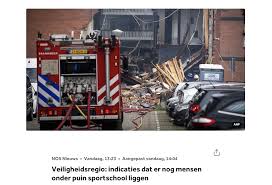 Rescue efforts are ongoing in Amsterdam following an explosion at a gym
