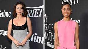 Zoe Saldana, Sarah Hyland, Amy Adams and More Variety Power of Women 2024 
Red Carpet Style, Photos