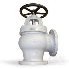 JIS F7308 Cast Iron Angle Globe Valve 10K 150A,Valve ...