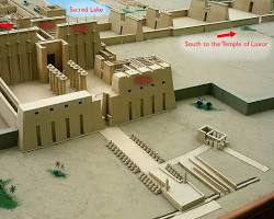 Image of structure from the Ptolemaic period at Karnak, showing the influence of Greek architecture.