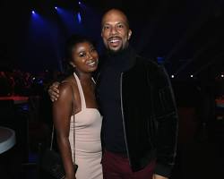 Image of Common and his daughter