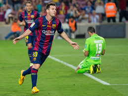 Hasil gambar untuk barcelona football club messi neymar suarez