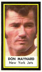 1971 Dell Don Maynard #33 Football Card - 96294