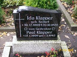 Grab von Paul Klapper (17.01.1909-01.05.1942), Friedhof Plaggenburg