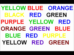 Image result for stroop effect hypnosis