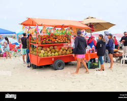 Image of Street Vendors in Rosarito